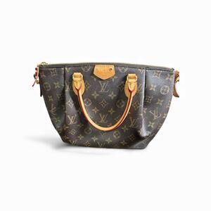 Authentic Louis Vuitton Monogram Turenne MM Top Handle Crossbody Tote